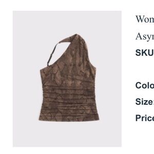 Abercrombie Asymmetrical top